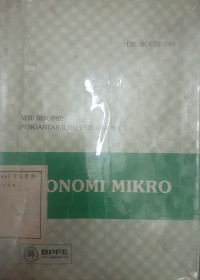 Seri Sinopsis Pengantar Ilmu Ekonomi No.1.ekonomi Mikro