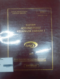 Sistem Administrasi Keuangan Daerah I